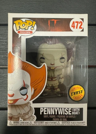 Funko Pop IT Pennywise (with boat) Limited Chase 472, brand: Funko, condizioni: Buone, taglia: Prematuri, fino a 44 cm, €27.50, €29.58 include la Protezione acquisti