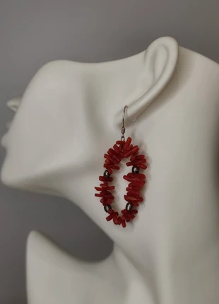 Boucles d'oreilles berbères effet corail, staat: Goed, € 13,00, € 14,35 inclusief Kopersbescherming