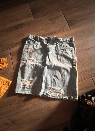 Jupe en jeans femme, merk: Vivid, staat: Heel goed, maat: L / 40 / 12, € 3,00, € 3,85 inclusief Kopersbescherming