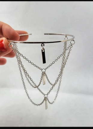 Bracelet de bras argenté ajustable – Élégance festive & style affirmé, brand: Caractère, condition: Very good, €8.30, €9.42 includes Buyer Protection Pro