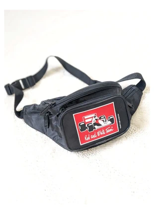 Sac banane vintage 90s-y2k, unisexe motif Formule 1, merk: Vintage Dressing, staat: Heel goed, € 20,00, € 21,70 inclusief Kopersbescherming Pro