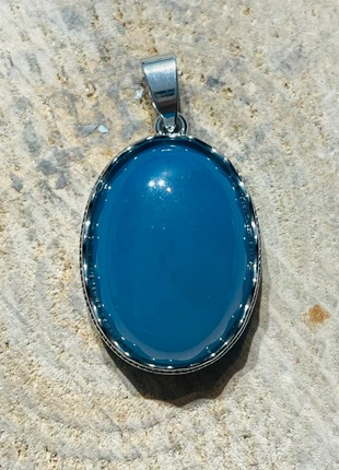 Pendentif en agate bleue, marke: pendentif en agate bleue, zustand: Neu, 6,00 €, 7,00 € beinhaltet Vinted-Käuferschutz Pro