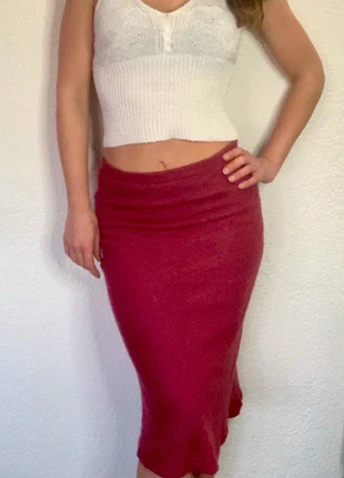 jupe midi extensible d'hiver 90s vintage dressing, marque: Vintage, état: Neuf sans étiquette, taille: S / 36 / 8, 12,50 €, 13,83 € Protection acheteurs incluse