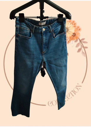 Jean bleu femme Zara taille L.40, marke: Zara, zustand: Sehr gut, größe: L / 40 / 12, 8,00 €, 9,10 € beinhaltet Vinted-Käuferschutz Pro