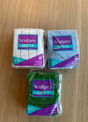 3 kleuren polymeerklei, marca: Sculpey, estado: Nuevo sin etiquetas, tamaño: 3 años / 98 cm, 5,00 €, 5,95 € Protección al comprador incluida