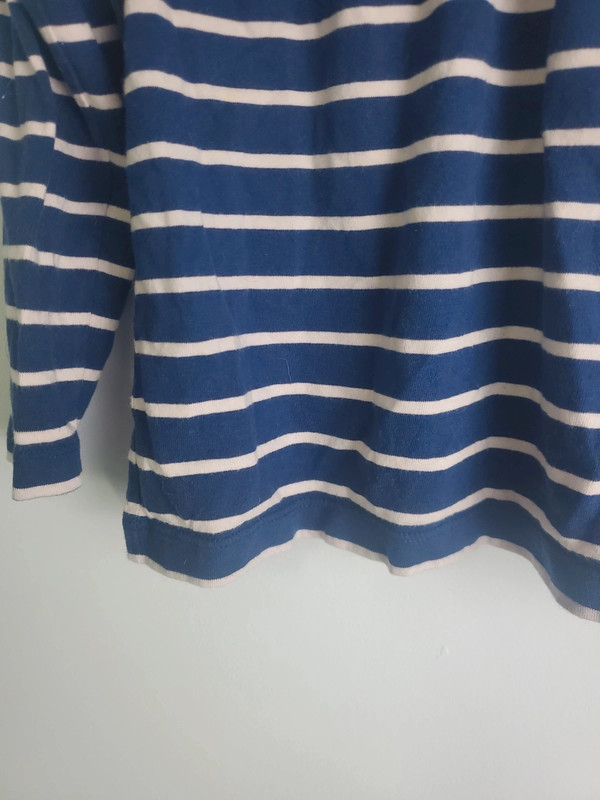 Mini Boden Girls Striped Top Size 3-4Y 3