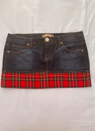 mini gonna in jeans, marque: Vintage, état: Neuf sans étiquette, taille: M / 38 / 10, 5,00 €, 5,95 € Protection acheteurs incluse