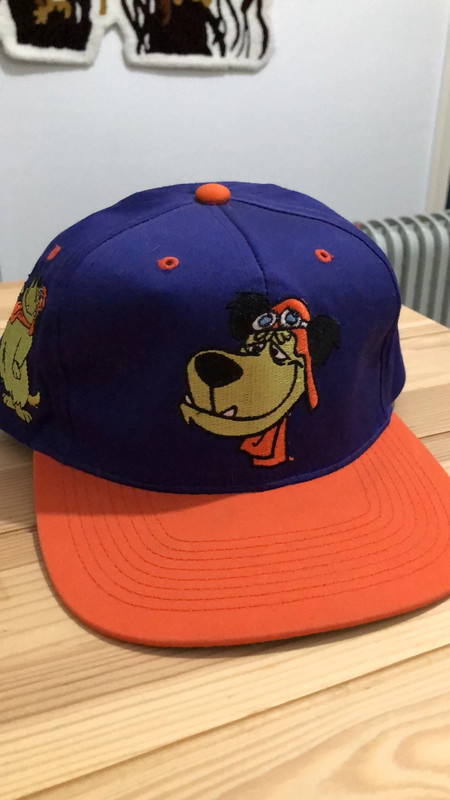 Superbe casquette Hanna Barbera American Needle vintage 1993 Muttley Diabolo