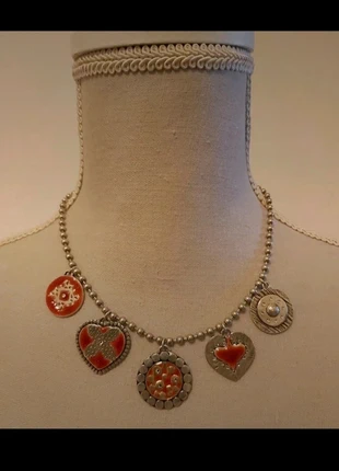 Parure en argent rouge Gloria , marque: Gloria, état: Neuf avec étiquette, 50,00 €, 53,20 € Protection acheteurs incluse