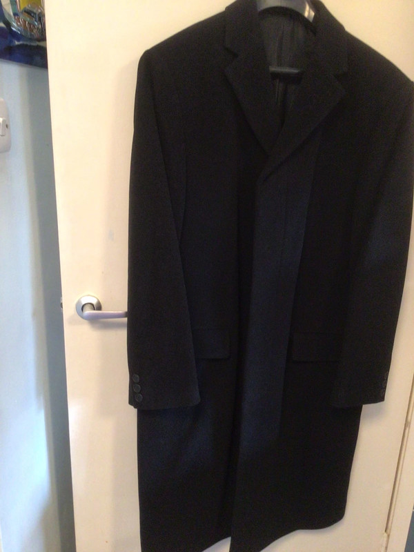 Mens cashmere overcoat extra clearance long