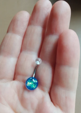 Piercing nombril acrylique bleu, marque: 8mm, état: Très bon état, 4,00 €, 4,90 € Protection acheteurs incluse
