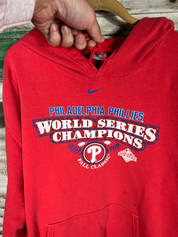 Vintage Philadelphia Phillies Nike Center Swoosh Hoodie 4