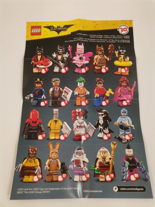 Minifiguras lego batman sales