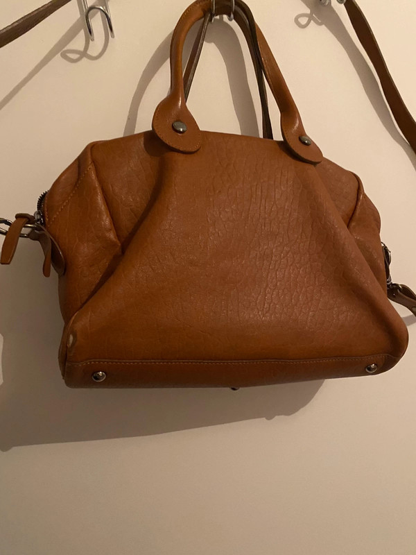 Sac longchamp marron cuir best sale