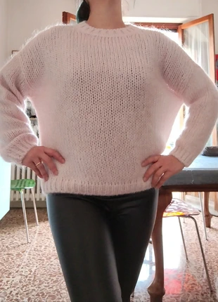 Maglione rosa pallido Most tg M misto mohair, marque: most, état: Neuf sans étiquette, taille: M / 38 / 10, 25,00 €, 26,95 € Protection acheteurs incluse