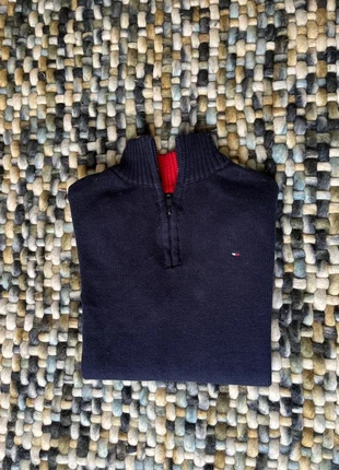 pull tommy hilfiger quart zip pour enfant 12/14 ans taille M bleu marine, brand: Tommy Hilfiger, condition: Satisfactory, size: M, €2.60, €3.43 includes Buyer Protection