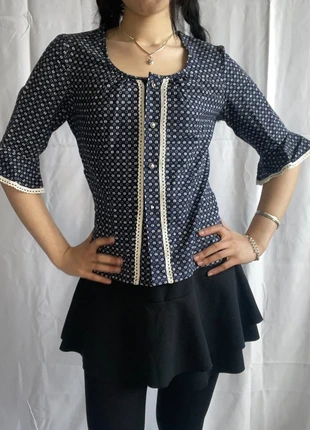 Vintage 70s floral print blouse/ cottagecore/bohemian, brand: Vintage, condition: Very good, size: S / 8, £20.00, £21.70 includes Buyer Protection
