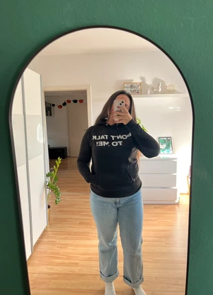 Don’t talk to me; kuscheliger Statement-Hoodie, marque: Sonstiges, état: Très bon état, taille: M / 38 / 10, 6,50 €, 7,53 € Protection acheteurs incluse