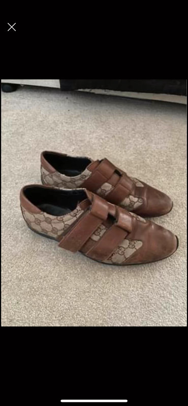 Brown gucci trainers shop