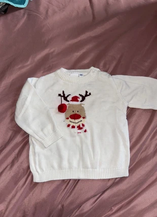 Pull de Noël, marke: P'tit Bisou, zustand: Sehr gut, größe: 9-12 Monate / 74, 2,00 €, 2,80 € inklusive Vinted-Käuferschutz