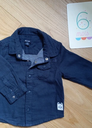 Chemise Kiabi 6 mois , marke: Kiabi, zustand: Sehr gut, größe: 6-9 Monate / 68, 2,00 €, 2,80 € inklusive Vinted-Käuferschutz