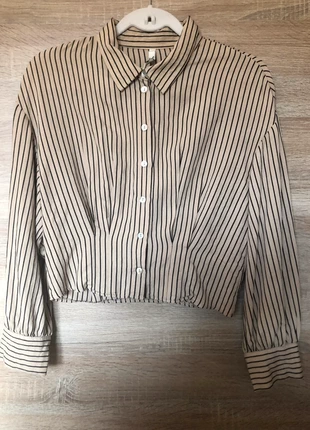 Camicia beige a righe nere, brand: Zara, condition: New without tags, size: XS / 34 / 6, €10.00, €11.20 includes Buyer Protection