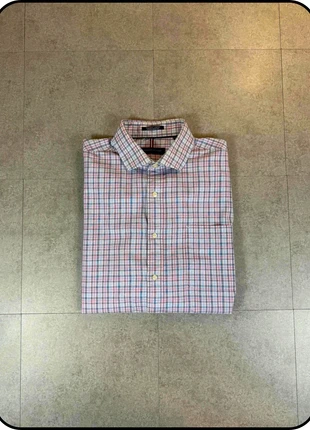 👔 Chemise Tommy Hilfiger – Carreaux multicolores – Regular Fit Stretch – Taille L (16 - 16½ / 34-35), marque: Tommy Hilfiger, état: Très bon état, taille: L, 30,00 €, 32,20 € Protection acheteurs incluse
