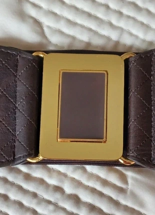 Cinturon marrón elástico/elastic belt, marque: Blanco, état: Très bon état, taille: 70 cm, 3,50 €, 4,38 € Protection acheteurs incluse