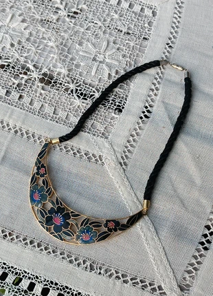 Collier émaillé vintage, condition: Very good, €22.00, €23.80 includes Buyer Protection