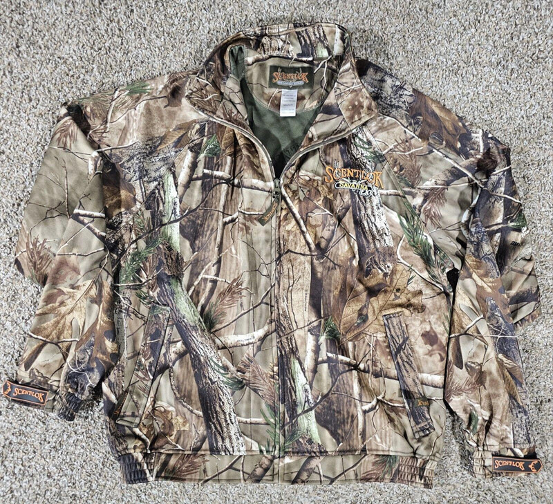 Scentlok Savanna Ext Zip Camo Jacket Hunting Archery Medium 1