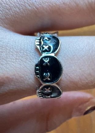 Black skull ring, marca: Punk, estado: Novo sem etiquetas, tamanho: 15,7 mm Ø / 9,5, €5.00, €5.95 inclui Proteção do Comprador