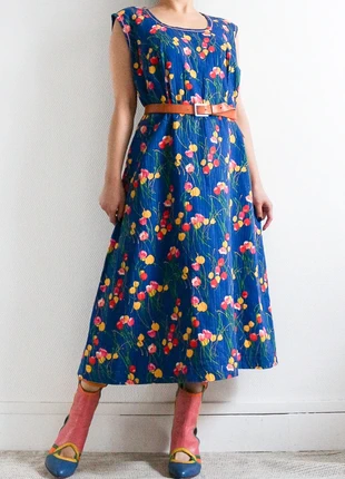 Vintage floral dress | Robe fleurie vintage, marque: Vintage, état: Très bon état, taille: M / 38 / 10, 24,00 €, 25,90 € Protection acheteurs (Pro) incluse