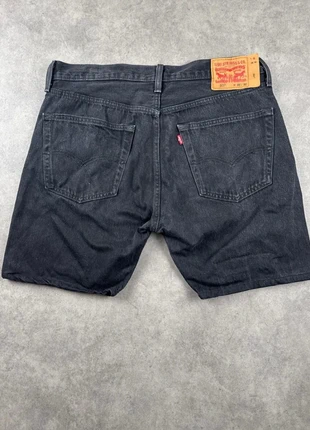Short en jean Levi's 501 noir homme W36 - taille L coupe droite - SHO0374, merk: Levi's, staat: Heel goed, maat: W36 | FR 46, € 8,00, € 9,10 inclusief Kopersbescherming Pro