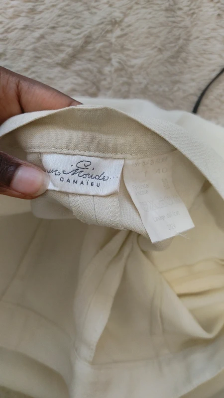 Pantalon cigarette vintage taille haute - photo numéro 5