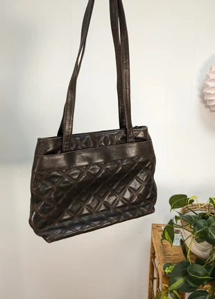 Sac porté épaule marron vintage en cuir, marca: Vintage, estado: Muito bom, €35.00, €37.45 inclui Proteção do Comprador Pro