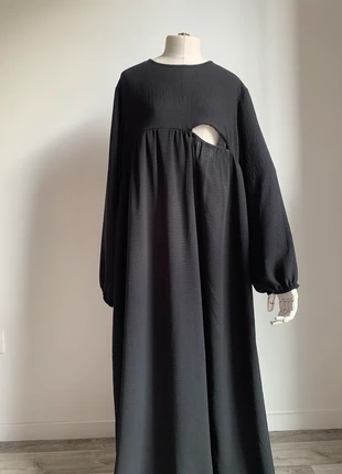 robe abaya compatible avec l’allaitement noir, état: Très bon état, taille: Taille unique, 16,50 €, 18,03 € Protection acheteurs (Pro) incluse