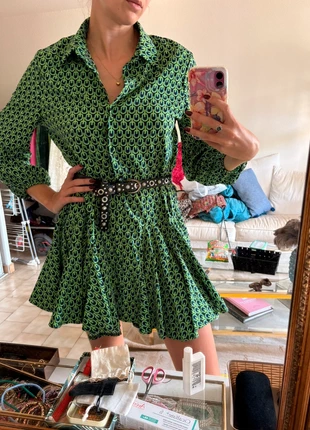 Robe courte imprimée rétro, brand: Retro & Icone, condition: Very good, size: M / 38 / 10, €20.00, €21.70 includes Buyer Protection