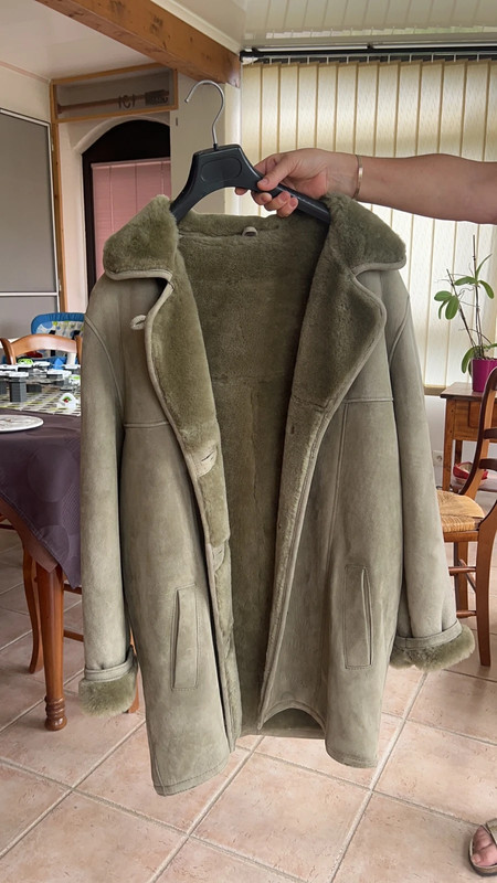 Manteau en discount peau de mouton