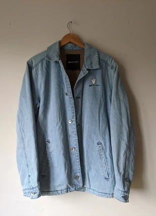 Quiksilver Mens Denim Sherpa Jacket Medium Blue Cotton, brand: Quiksilver, condition: Very good, size: M, £39.99, £42.69 includes Buyer Protection Pro