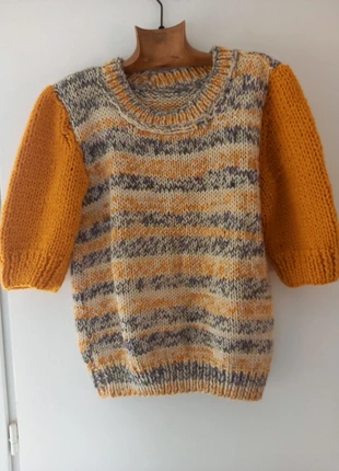 Pull tricote main taille M, estado: Muito bom, tamanho: M / 38 / 10, €10.00, €11.20 inclui Proteção do Comprador Pro