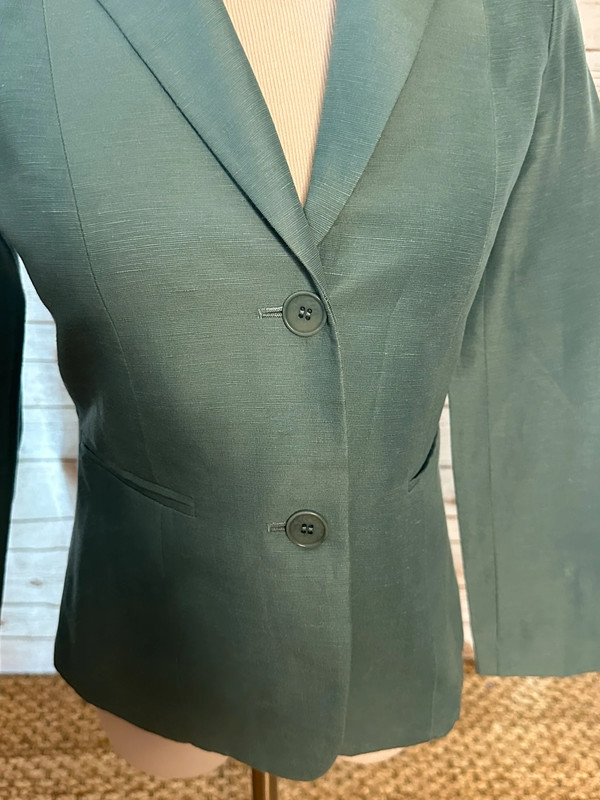 Talbots linen single-breasted blazer Size 4P 3