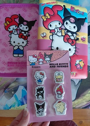 Lot papeterie hello kitty and friends Sanrion, marque: Sanrio, état: Neuf sans étiquette, 10,00 €, 11,20 € Protection acheteurs incluse