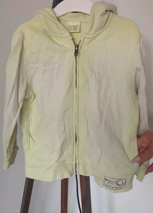 Sweat à capuche zippé jaune zara, marque: Zara Baby, état: Très bon état, taille: 3 ans / 98 cm, 9,00 €, 10,15 € Protection acheteurs incluse