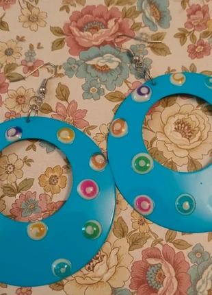 Pendientes XXL Azul Turquesa & Pop, marque: Trend, état: Très bon état, 2,01 €, 2,81 € Protection acheteurs incluse