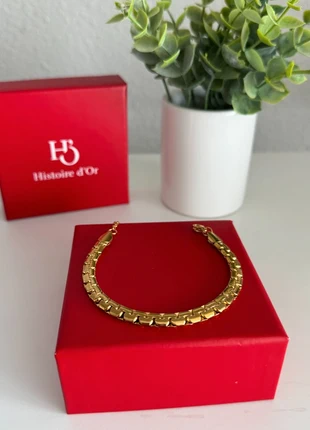 bracelet doré maille anglaise haricot en acier inoxydable or neuf, marke: histoire d'or, zustand: Sehr gut, 16,00 €, 17,50 € beinhaltet Vinted-Käuferschutz Pro