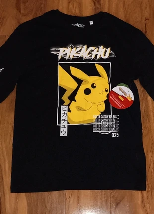 Pikachu Black Long Sleeve Shirt – Pokémon Official Merch, brand: Fashion, condition: New with tags, size: 12 years / 152 cm, €3.00, €3.85 includes Buyer Protection