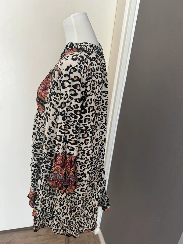 Sud express blouse, été tunique, imprimée, multicolore - photo numéro 6