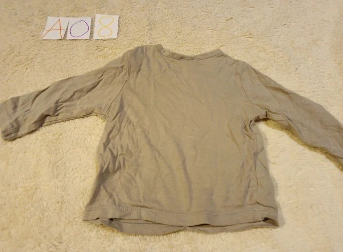 T-shirt manches longues bébé gris - photo numéro 2