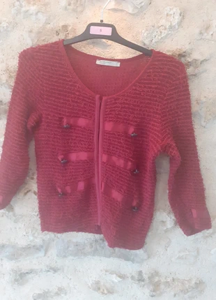 Suite blanco gilet- veste crochets rouge tons Bordeaux taille s, marca: SuiteBlanco, estado: Muy bueno, tamaño: S / 36 / 8, 2,50 €, 3,33 € Protección al comprador incluida