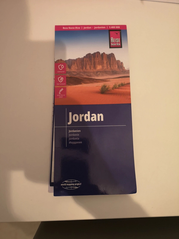 Cartina mappa Giordania | Vinted